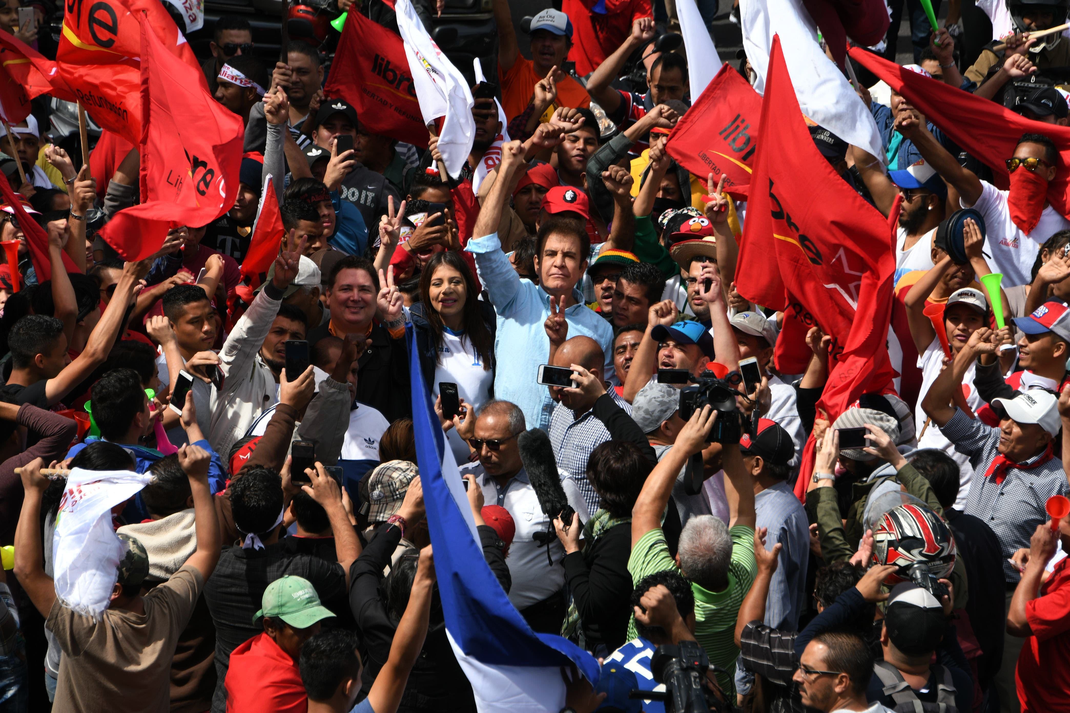 Oposición que lidera Nasralla protesta por “fraude” en elecciones hondureñas