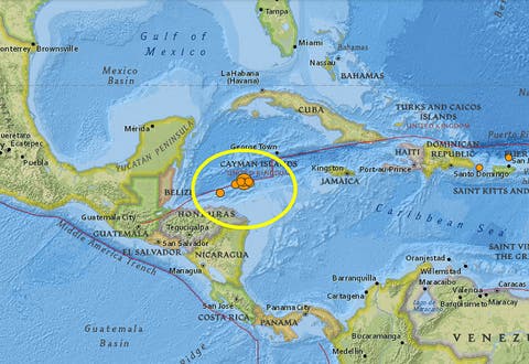 Descartan formación de tsunami por sismo en el Mar Caribe