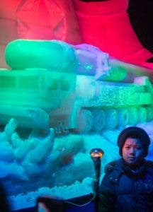 Versión de hielo misil intercontinental de Pyongyang