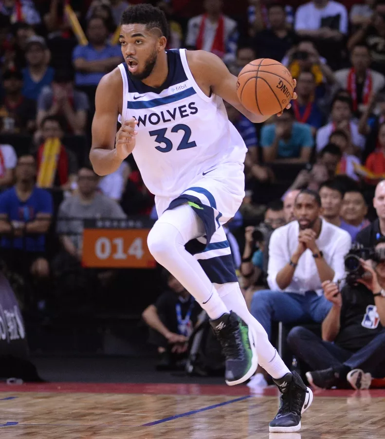 Karl  Towns establece una marca personal en la NBA