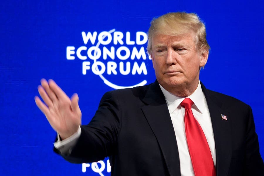 Trump ofrece en Davos colaboración, pero con “EEUU primero” y bajo sus reglas