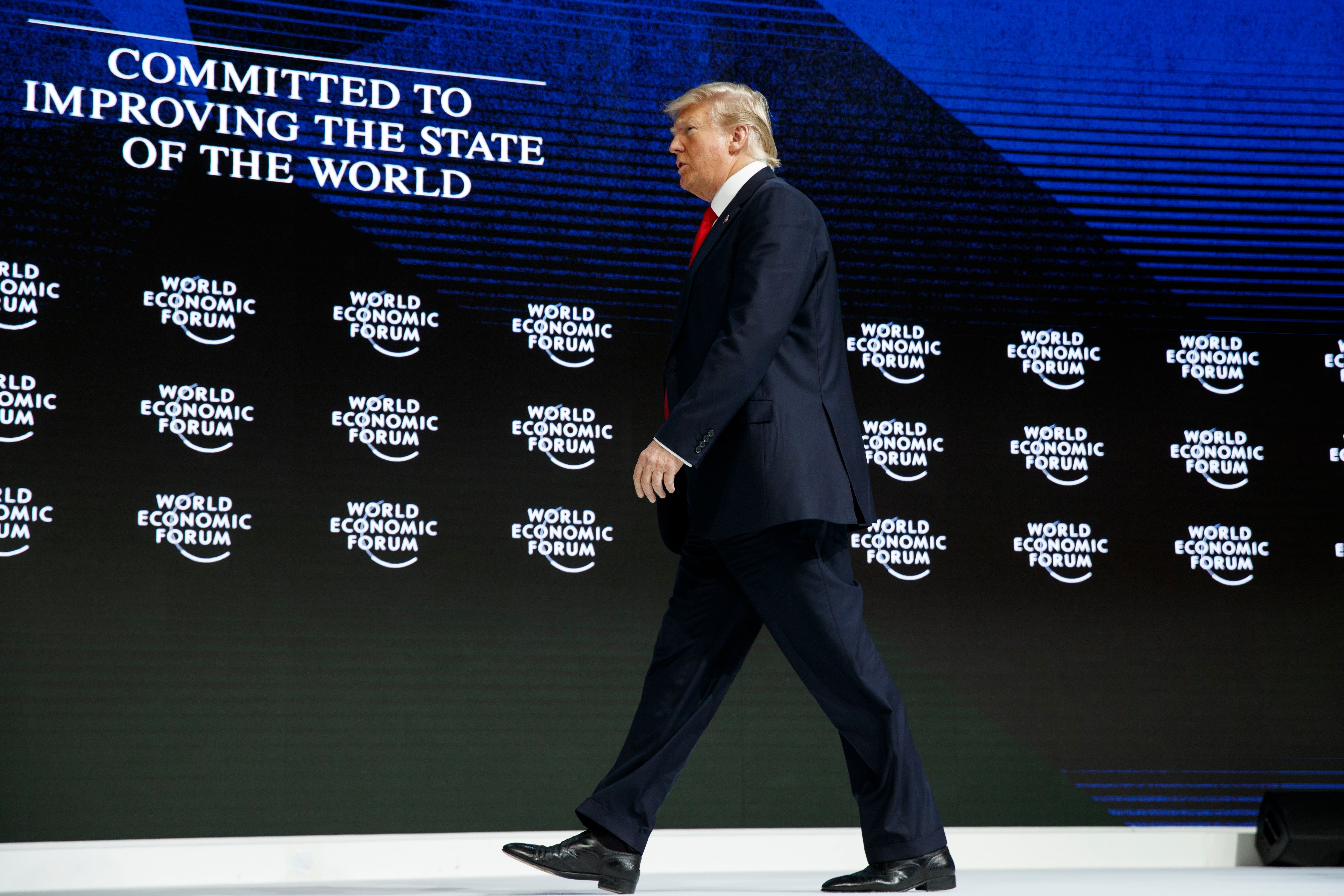 Trump prevé que su discurso en Davos será «bien recibido»