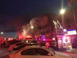 Ocho heridos en incendio en edificio en El Bronx