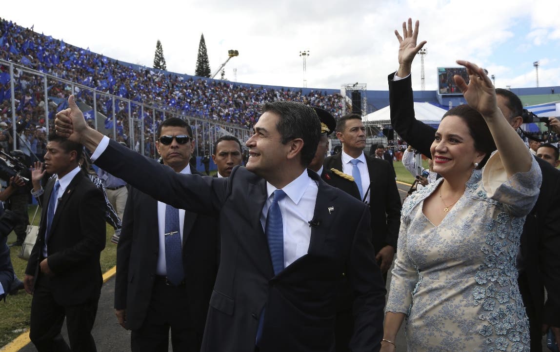 Presidente Juan Orlando Hernández es investido para segundo mandato en Honduras
