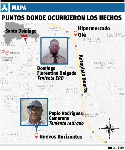 Dos oficiales abatidos para robarles armas