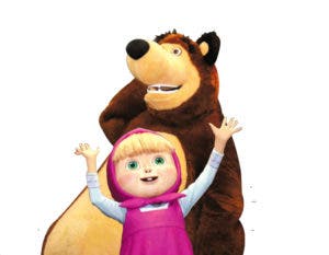 “Masha y el Oso” vienen alegrar niños