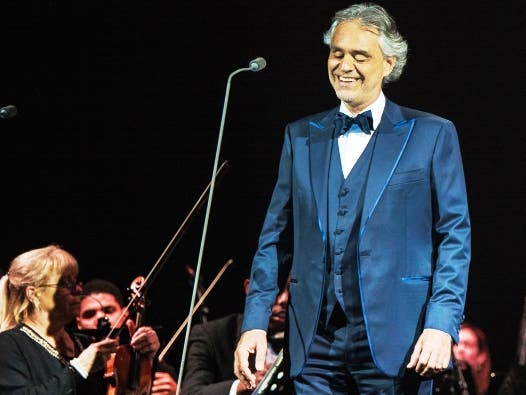 Andrea Bocelli, impecable y excelso