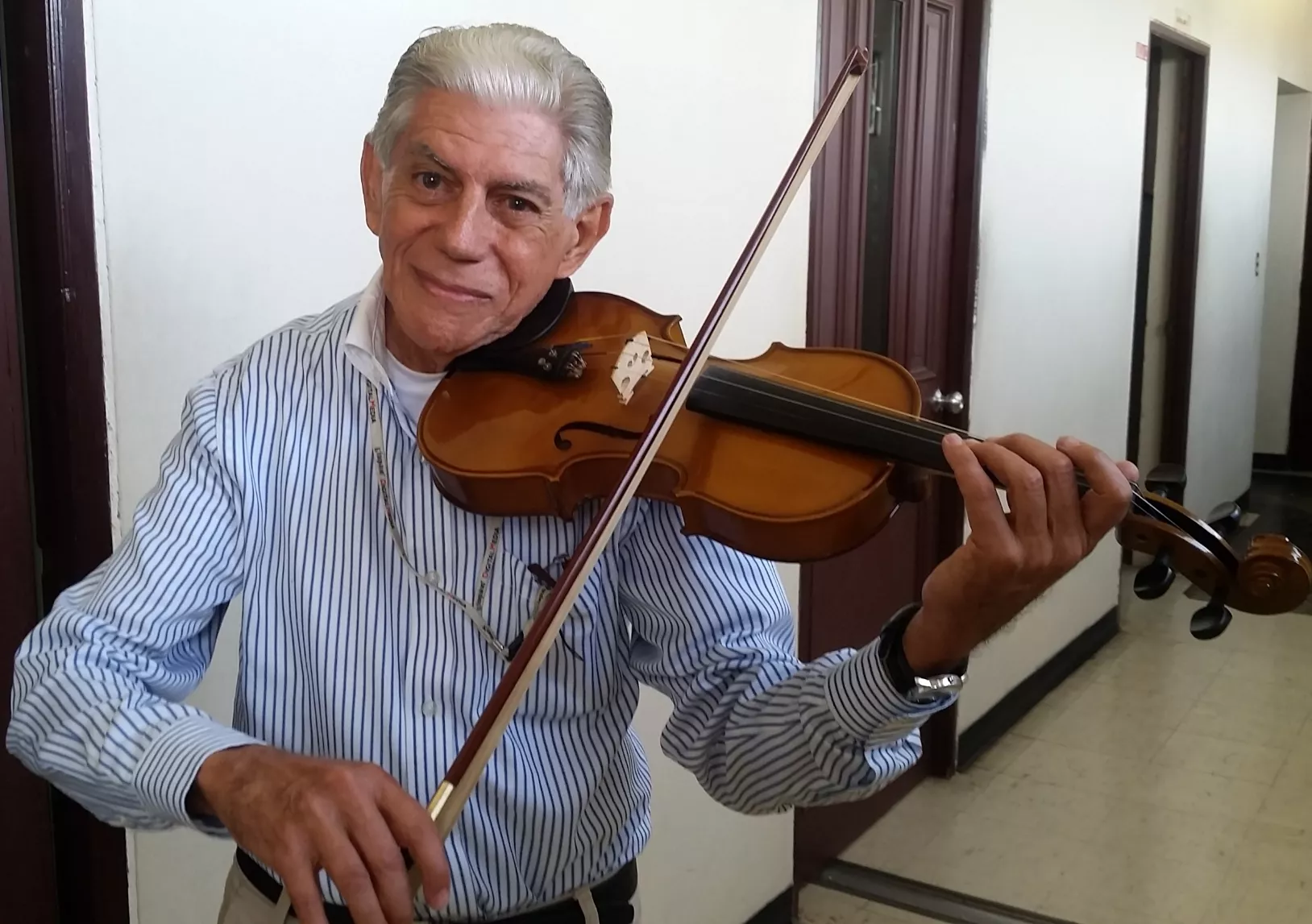 Frank Hernández el gran maestro de los violinistas dominicanos