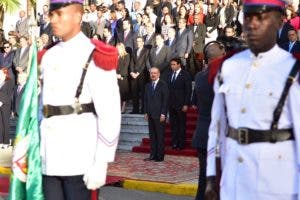 Presidente Danilo Medina rinde homenaje a la Bandera Nacional