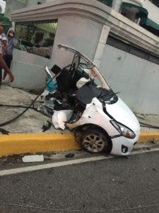 Muere una persona en accidente de tránsito en la avenida Núñez de Cáceres