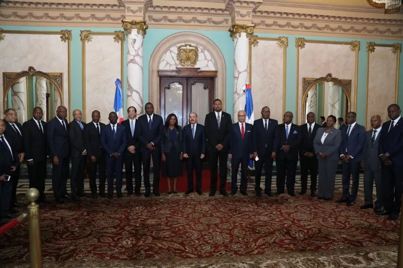 Congresistas de Haití visitan al presidente Danilo Medina en el Palacio Nacional