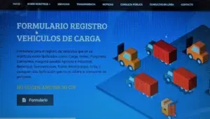 INTRANT llama a propietarios de vehiculos de carga a completar registro en su página web