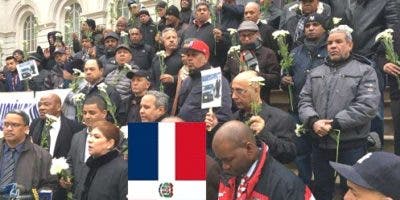 Taxistas dominicanos en Nueva York realizan vigilia frente alcaldía