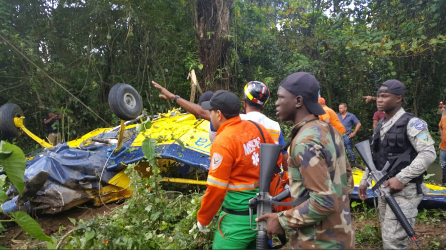 Investigan causas de la caída de la avioneta que fumigaba en Bonao