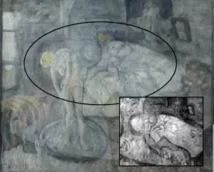 Descubren con rayos X una pintura oculta en un cuadro de Picasso