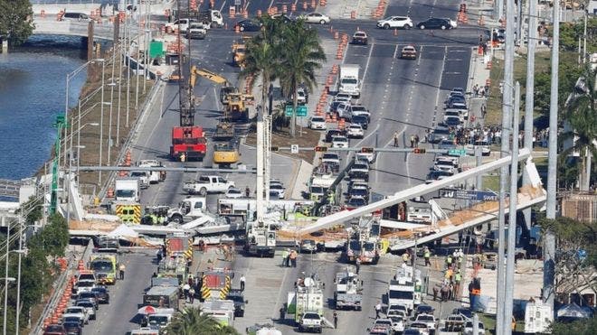 ¿Qué es un «puente instantáneo» como el que se derrumbó en Miami causando la muerte de al menos 6 personas?
