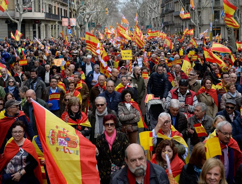 En Barcelona se levantan contra  independentismo