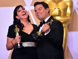 Kristen Anderson-Lopez and Robert Lopez. 