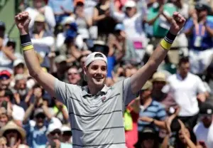 Isner elimina a Del Potro y obtiene pase a la final en Miami