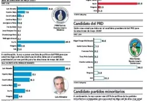 Gallup Hoy: un 38% de los encuestados cree que el candidato del PRM para 2020 debería ser Luis Abinader