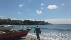 Playa de Manresa, una de las clausuradas durante la Semana Santa