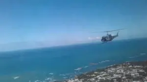 Autoridades supervisan en helicópteros que playas y balnearios cierren a las seis de la tarde