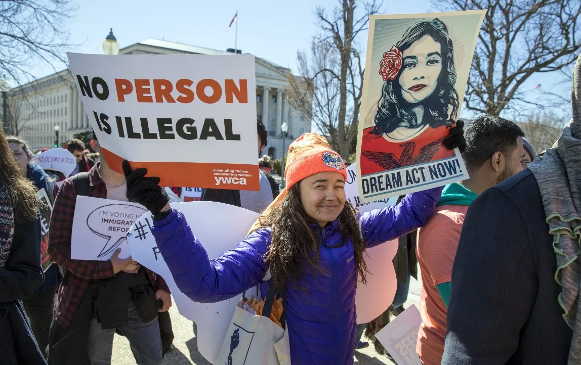 Miles de manifestantes critican fracaso de Trump respecto a los “soñadores