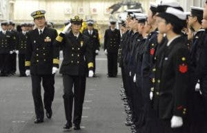 Armada japonesa nombra primera mujer al mando de una flota de guerra