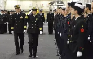 Armada japonesa nombra primera mujer al mando de una flota de guerra