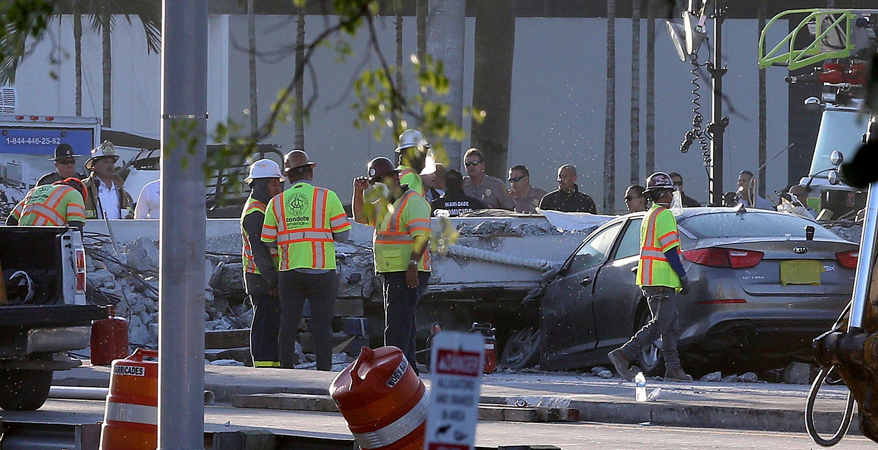 Identifican a 5 de las 6 víctimas mortales del colapso de puente en Miami