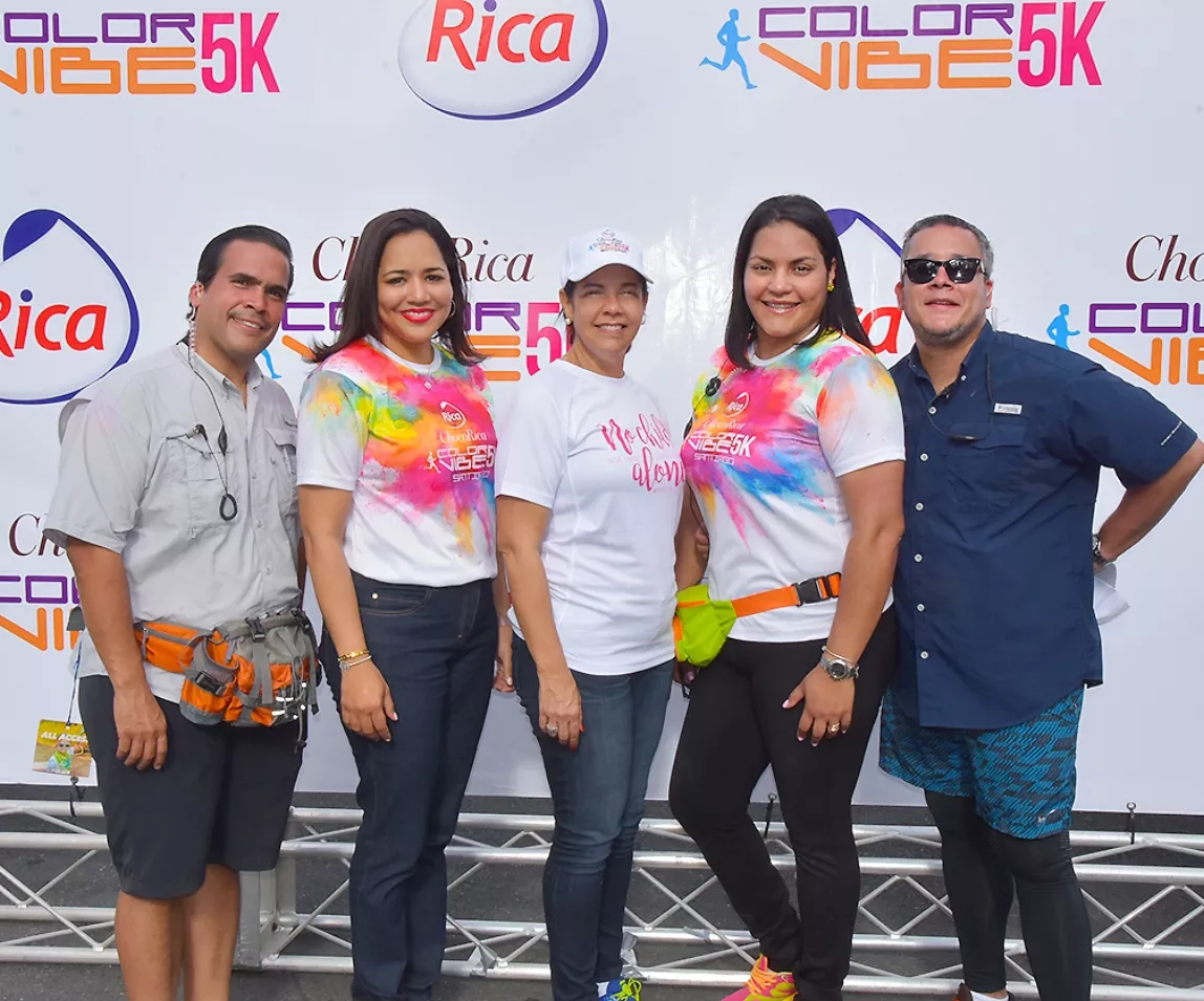 Carrera Choco Rica Color Vibe 5K de Santiago, un evento para las familias