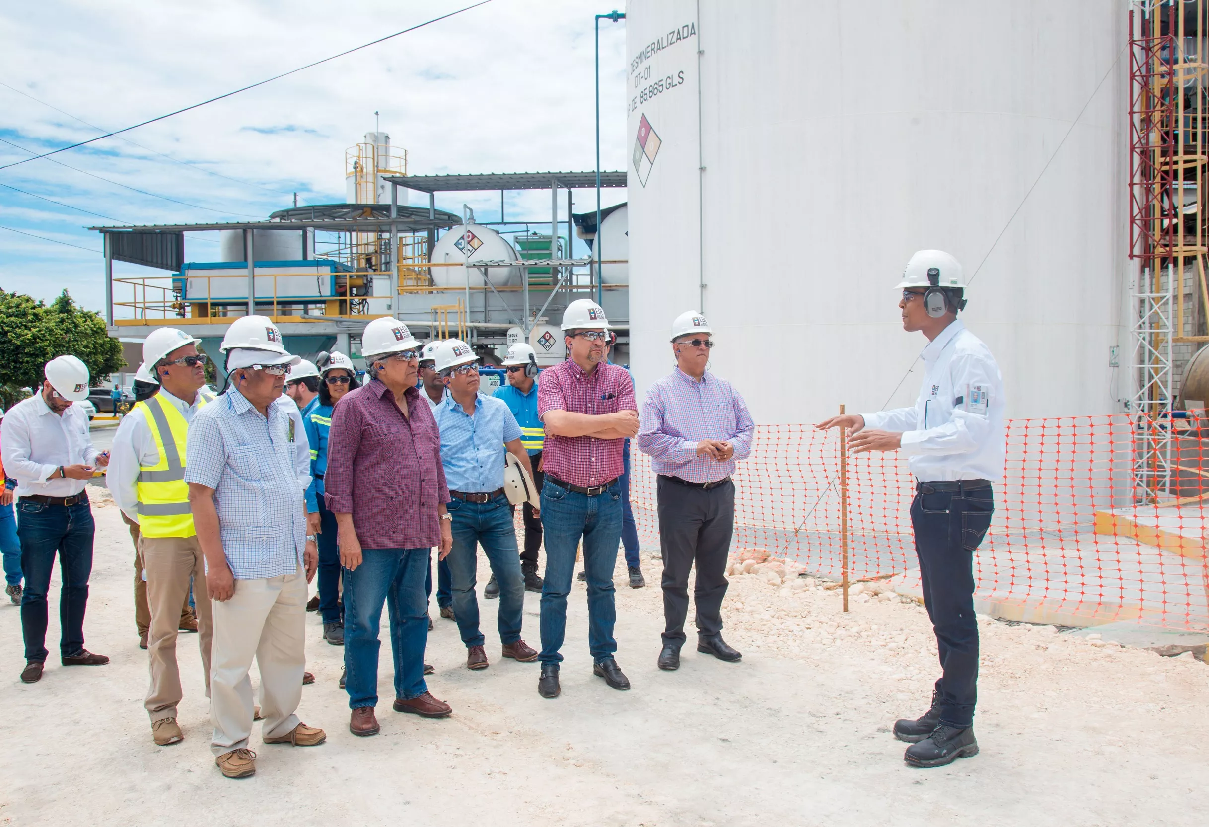 EGE Haina muestra avances nuevos proyectos de generación de energía