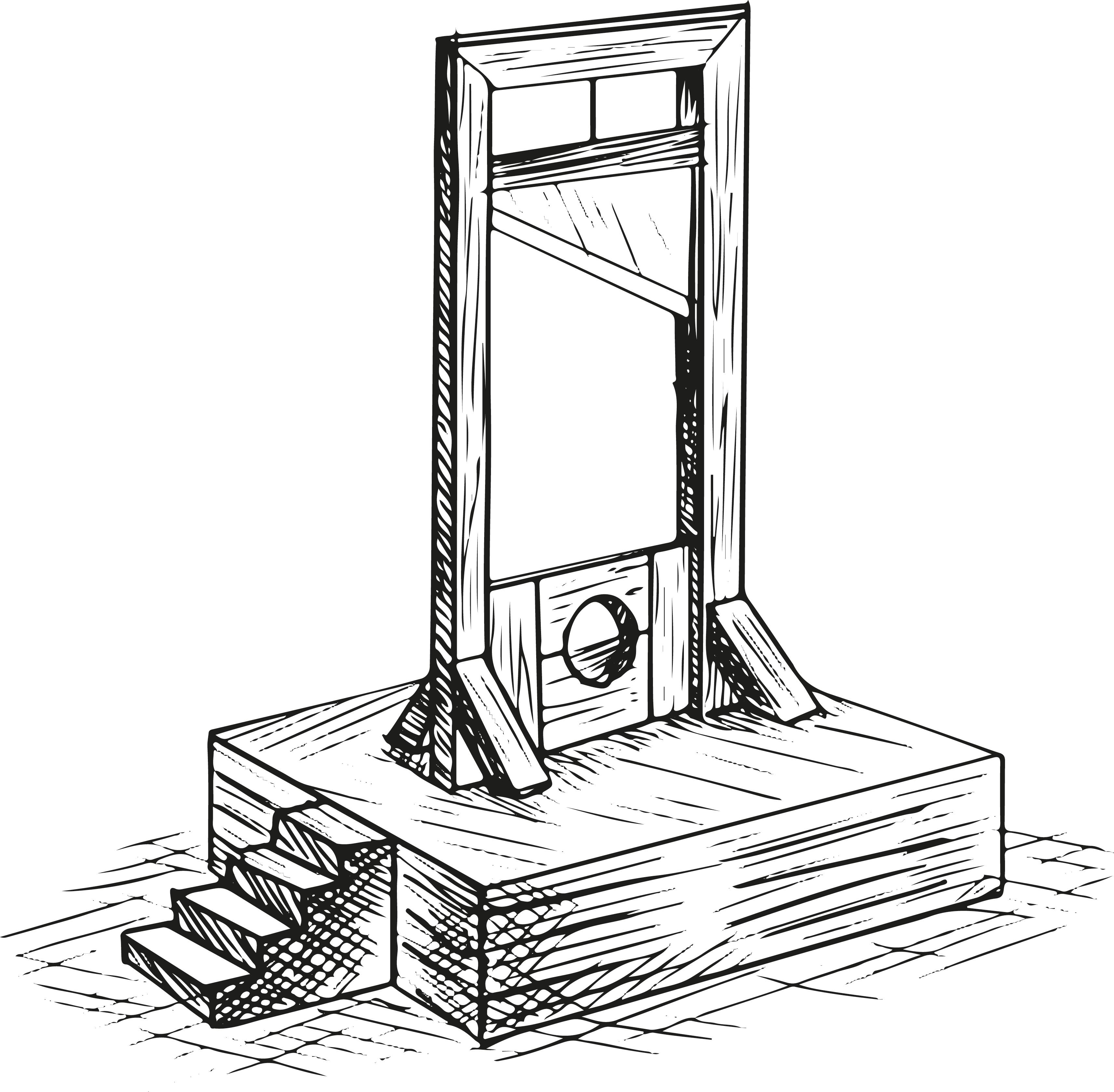 La guillotina que se devuelve