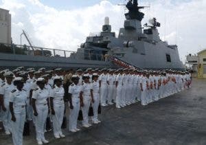 La escuadra naval partió de Taiwán a principios de marzo.