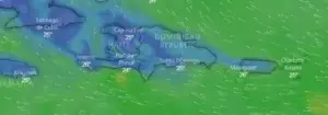 Onamet: continuarán lluvias por vaguada; mantienen alerta meteorológica