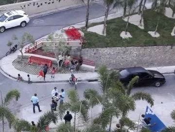 En Haina convierten cañada en un parque