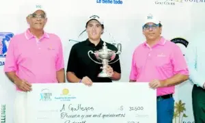 Andrés Gallegos gana el torneo de golf de Puerto Plata