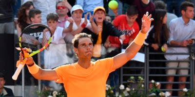 Rafael Nadal despacha a Shapovalov en Roma, Del Potro lesionado