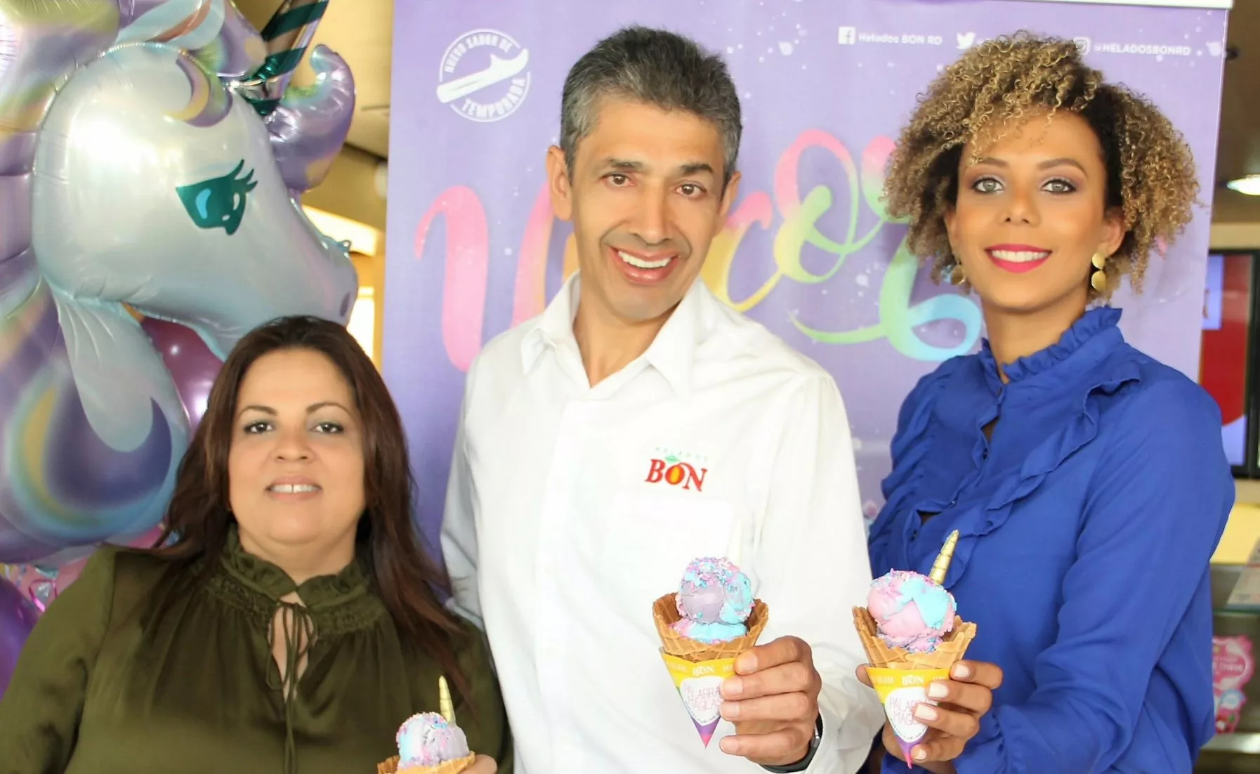 Helados Bon combina el sabor del algodón de azúcar, uva y el chiclet