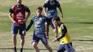 La selección argentina se despide de su público ante Haití