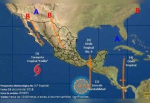 Se forma la tormenta tropical Emilia lejos de costas del Pacífico mexicano