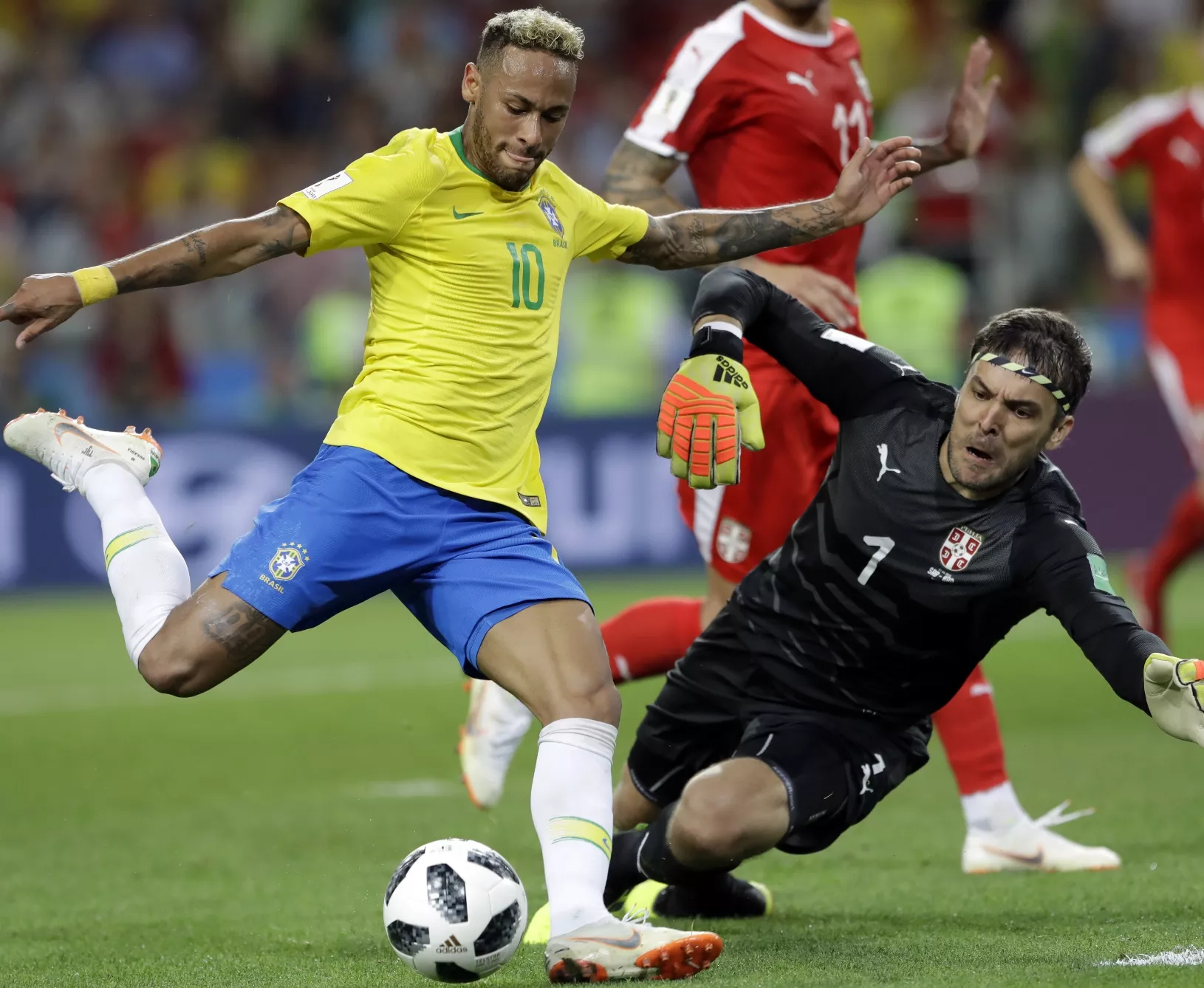 Russia Soccer WCup Serbia Brazil