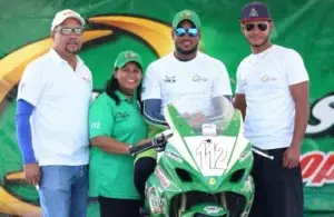 Piloto Eddy Daniel De los Santos busca podio de motociclismo