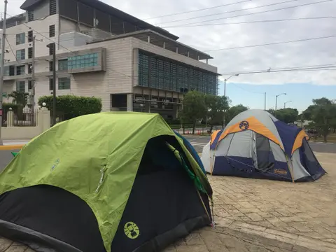 Marcha Verde continúa en Campamento frente a la Suprema por caso Odebrecht