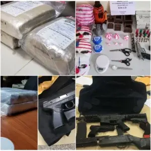 DNCD decomisa 52 libras de marihuana y armas en diversos operativos