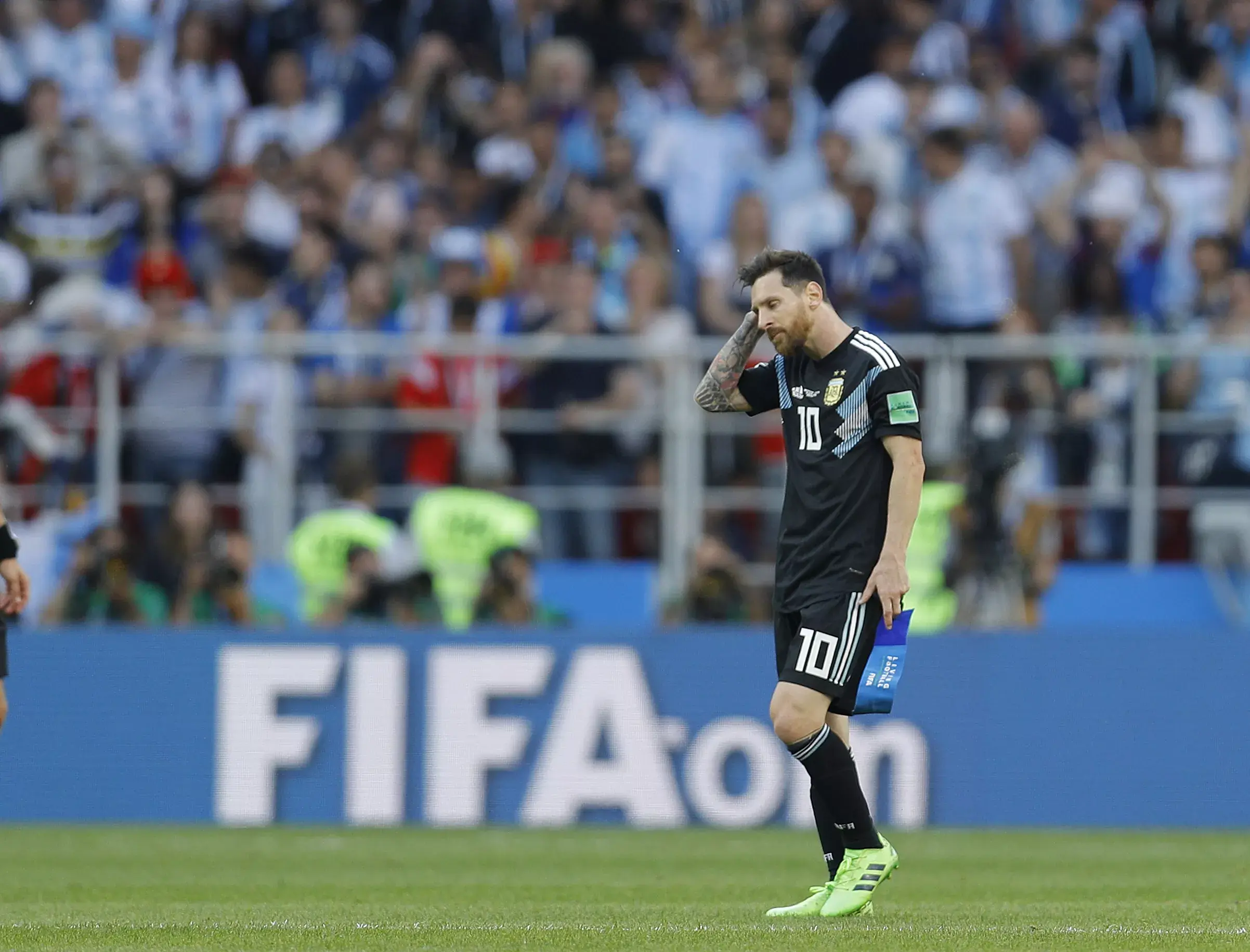 Messi se queda en el gimnasio con los titulares