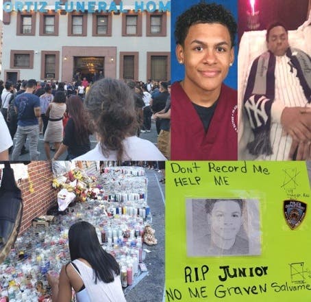 Miles asisten a funeraria donde velan joven dominicano asesinado en El Bronx