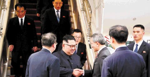 Trump y Kim están en Singapur para Cumbre