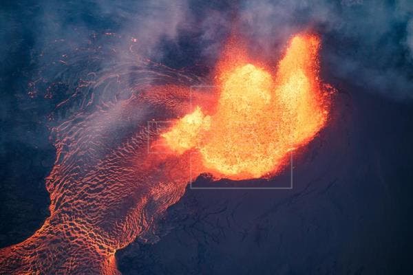 La erupción del volcán de Hawái (EE.UU.) provoca un temblor de 5,2 grados