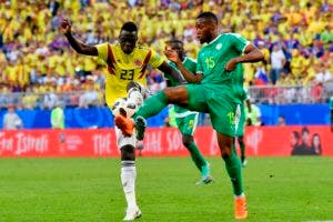 Colombia vence a Senegal con gol de Mina y se clasifica